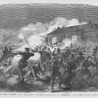 Confederate Night attack on Union Forces in Salem