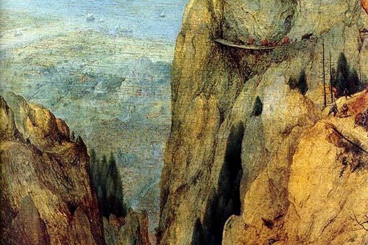 Conversion of Stipule - Detail - by Pieter the Elder Brueghel