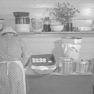 Cooking Biscuits by Marion Post Wolcott