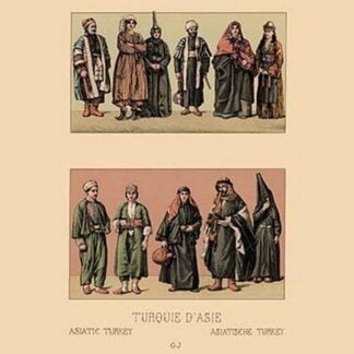 Costumes of Asiatic Turkey by Auguste Racinet