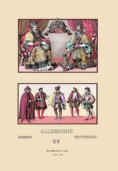 Costumes of Imperial Germany by Auguste Racinet