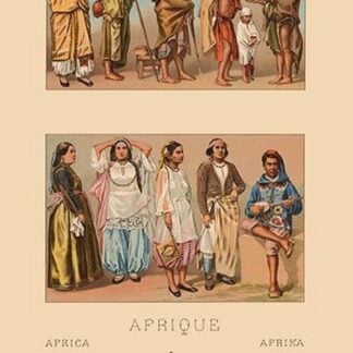 Costumes of Tunisia and Algeria by Auguste Racinet