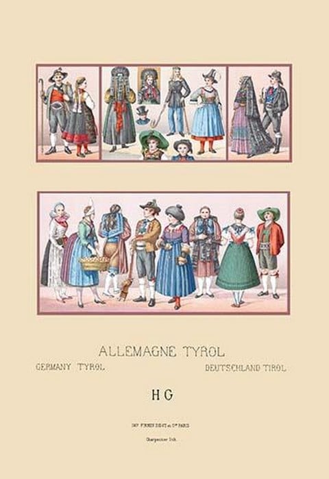 Costumes of Tyrol