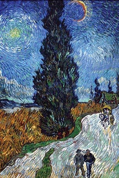 Country Road in Provence by Night by Vincent van Gogh