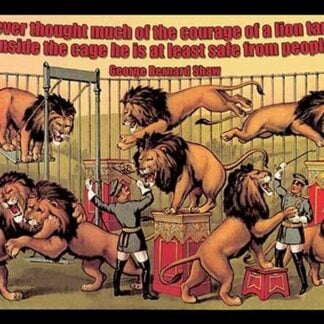Courage of a Lion Tamer by George Bernard Shaw