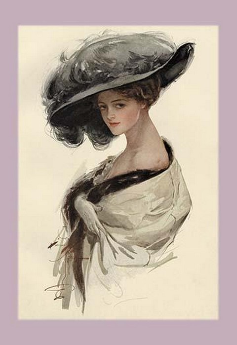 Courting Attention by Harrison Fisher