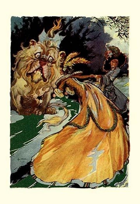 Cowardly Lion by John R. Neill