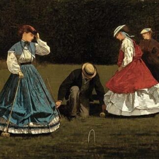 Croquet Scene by Winslow Homer