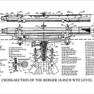 Cross-Section of the Berger 18 Inch Wye Level