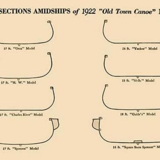 Cross Sections Amidships of 1922