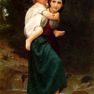 Crossing the Ford by William Bouguereau