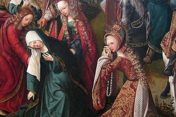 Crucifixion by Jacob Cornelisz Van Oostsanen