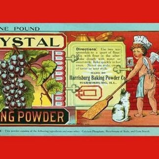 Crystal Baking Powder by Saint Louis Label Works
