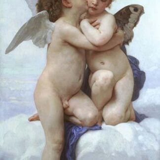 Cupid & Psyche as Infants by William Bouguereau