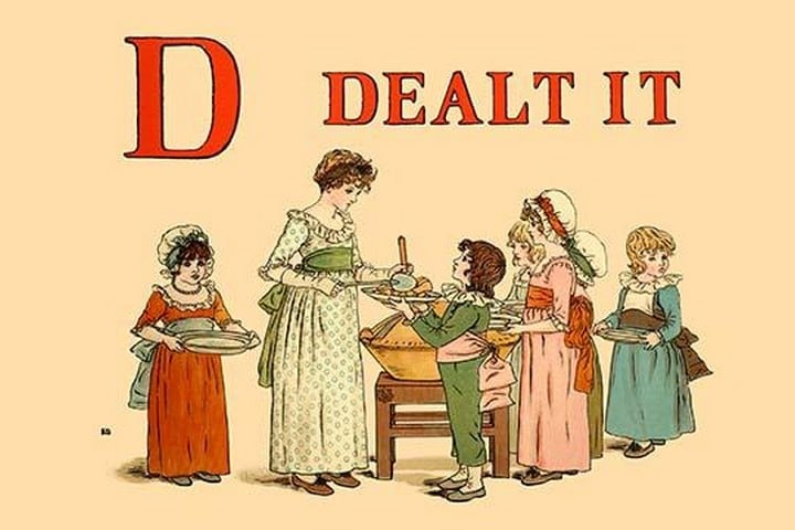 D Dealt It by Kate Greenaway