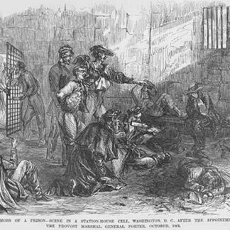 DC Prison with Drunken soldiers arrested by Provost Marshal Porter by Frank Leslie