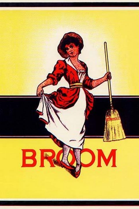Dainty Woman Broom Label