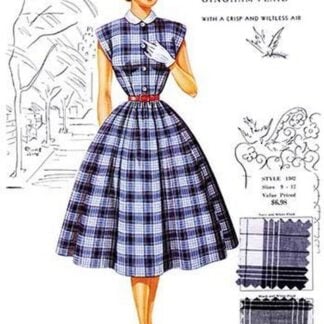 Dan River Wrinkl-Shed Gingham Plaid by Fashion Frocks