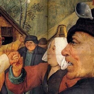 Dance of the Peasants - Detail - by Pieter the Elder Brueghel #2