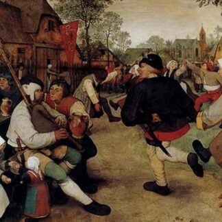 Dance of the Peasants - Detail - by Pieter the Elder Brueghel