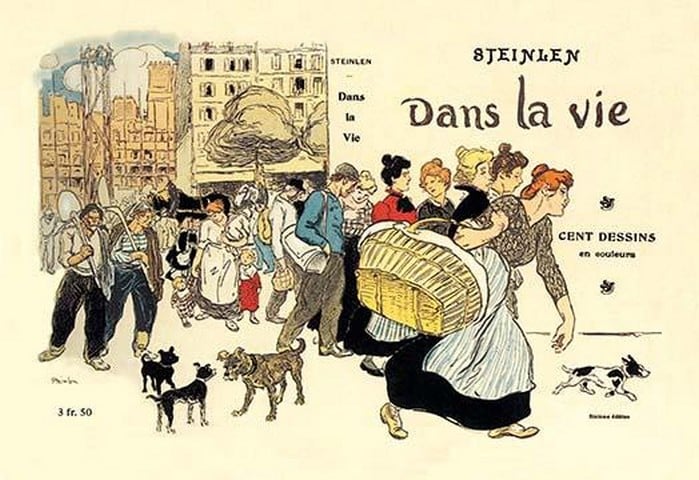 Dans la Vie by Theophile Alexandre Steinlen