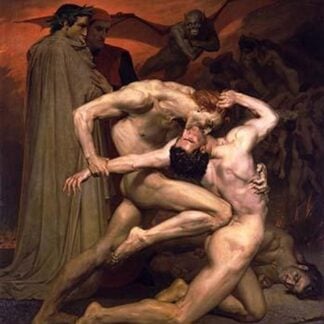 Dante & Virgil in Hell by William Bouguereau