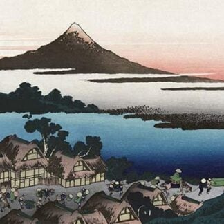 Dawn at Isawa in Kai Province by Katsushika Hokusai