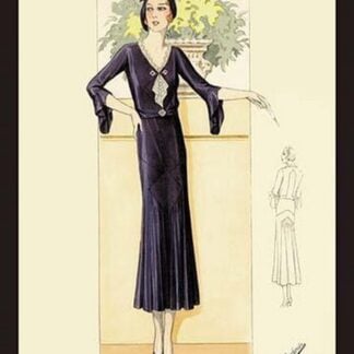 Daytime Dress in Navy by Atelier Bachwitz
