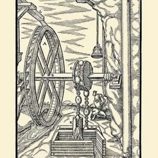 De Re Metallica Plate 14: The Drawing Chain