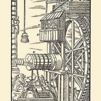De Re Metallica Plate 17: The Water Gate