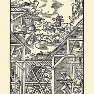 De Re Metallica Plate 22: Three Mills