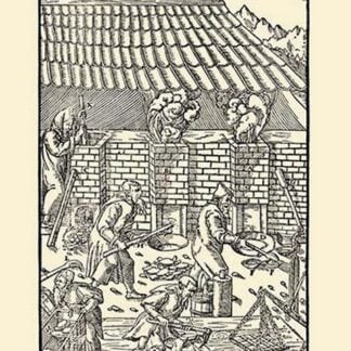 De Re Metallica Plate 8: The Furnaces