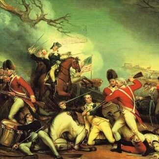 Death of General Mercer at the Battle of Princeton against the Hessians by John Trumbull