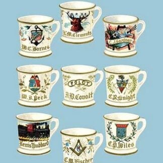 Decorated Shaving Mugs #3