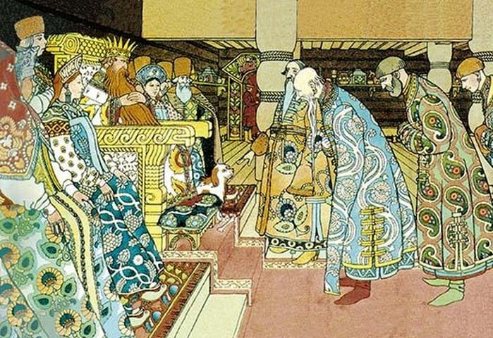 Delegates by Ivan Bilibin