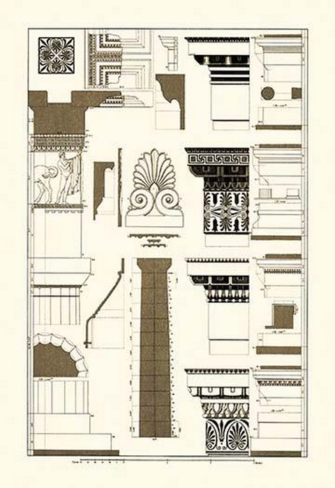 Details of the Parthenon at Athens by J. Buhlmann
