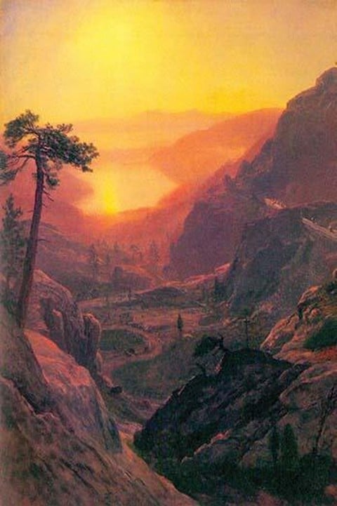 Donner Lake by Albert Bierstadt