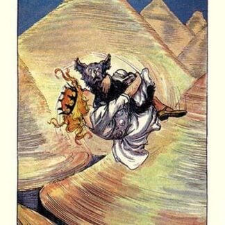 Dorothy and Toto in Funnel by John R. Neill