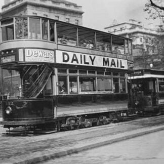 Double Decker London Tram Car