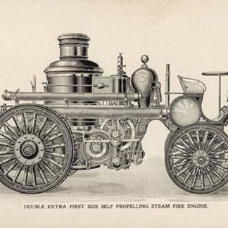 Double Extra First Size Self Propelling Steam Fire Engine