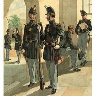 Drilling For Exams - 1855 - 1858 - Sergeant Major & His Men By Henry Alexander Ogden