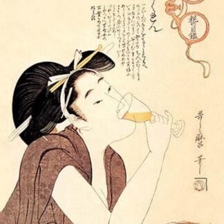 Drunken Courtesan by Kitagawa Utamaro