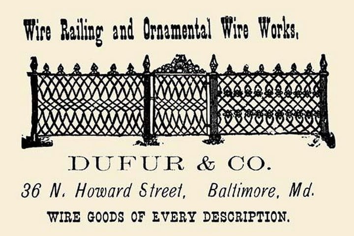Dufur & Co Wire Railing and Ornamental Wire Works