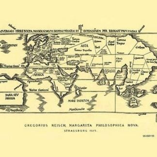 Early World Map by Gregor Reisch