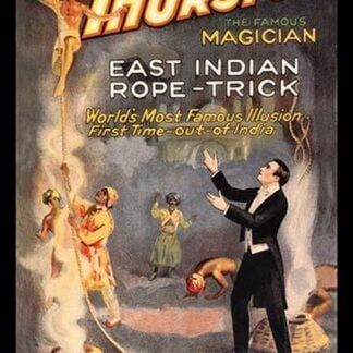 East Indian Rope Trick: Thurston the Famous Magician by Strobridge