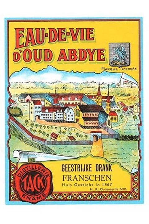 Eau-de-Vie D'oud Abdye Distillery Label