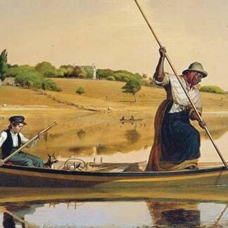 Eel Spearing at Setauket by William Sydney Mount