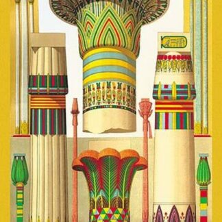 Egyptian Columns by Auguste Racinet