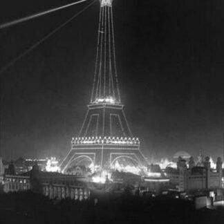 Eiffel Tower at Night by William H. Rau