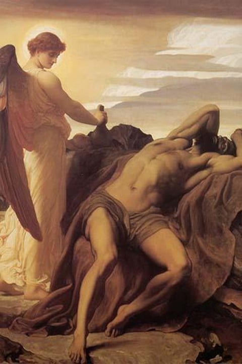 Elijah in the Wilderness by Frederick Leighton